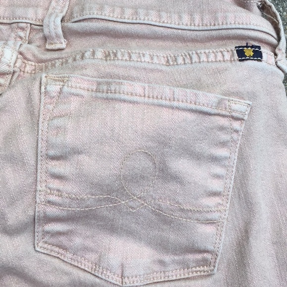 Lucky Brand 6/28 SOFIA SKINNY Metallic Rose JEAN - Picture 7 of 8